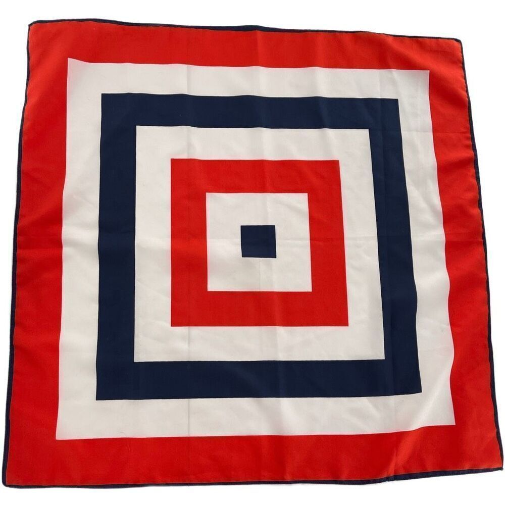 Vintage Acetate 26” X 26” scarf